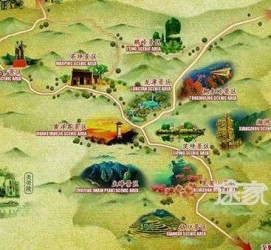 沙河景点地图(长沙景点地图)